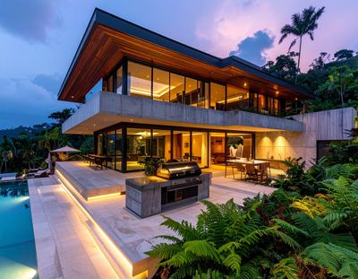 Estilos de casas campestres modernas en Colombia